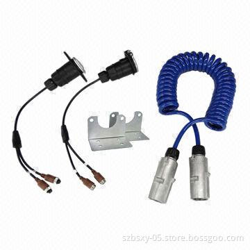 7-pin Trailer Cable, 2CH, Anti-jamming, for Car Security Systems
